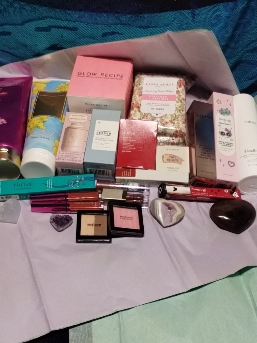 20 Pc Mega Beauty Bundle Nakery, Glow Recipe, Truely